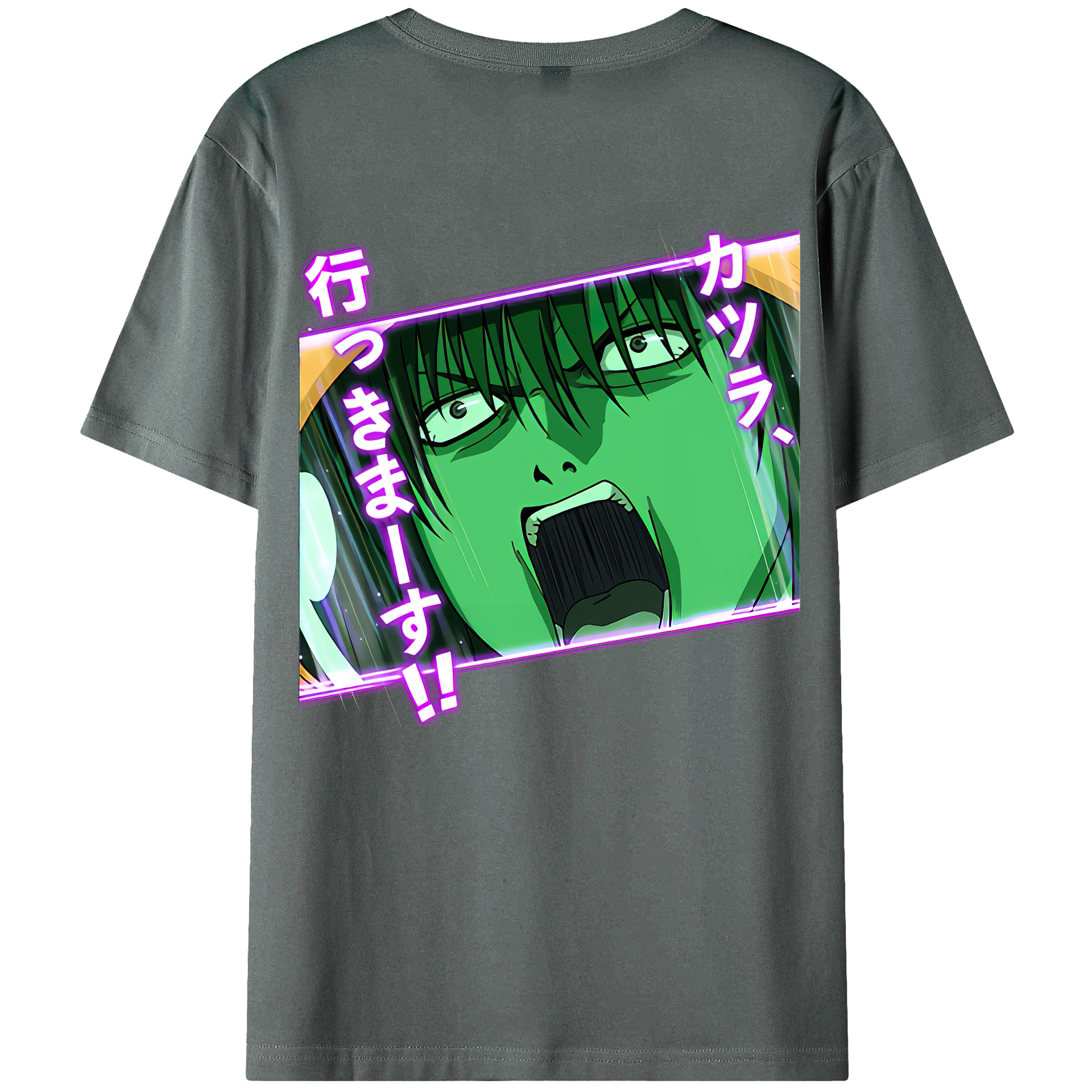 （画像用） ぎんたま 坂田銀時（さかたぎんとき） 神楽 志村新八（しむら しんぱち） GINTAMA Sakata Gintoki Kagura Shimura Shinpachi 綿100％ メンズ半袖Tシャツ（バックプリント） 通気性